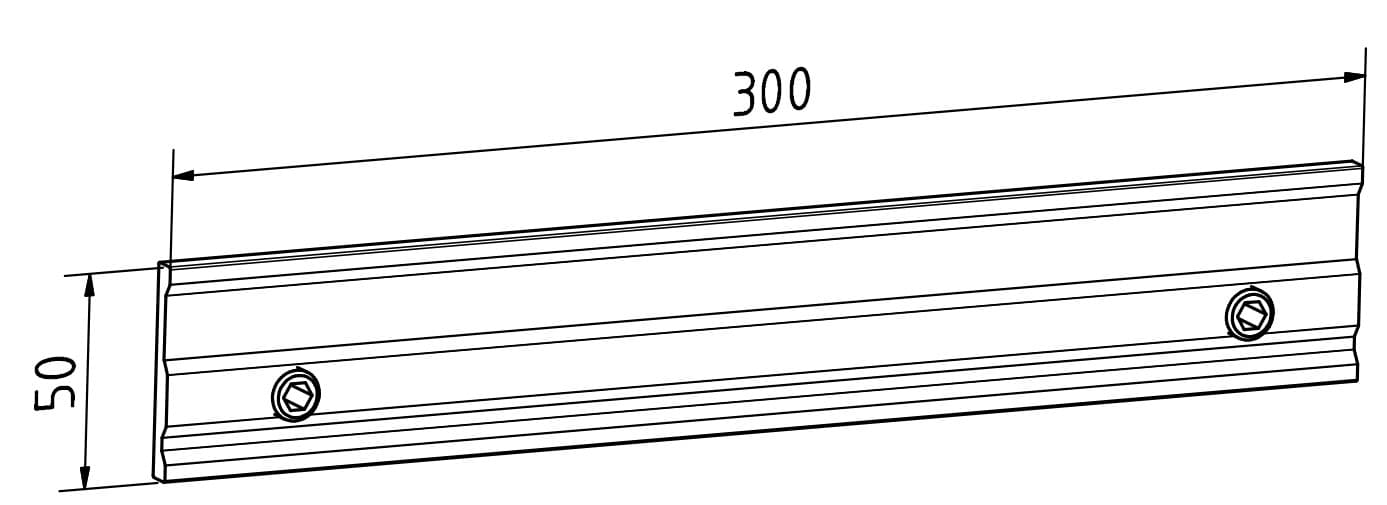 HYXAL Längsverbinder Aluminium JA 30_1
