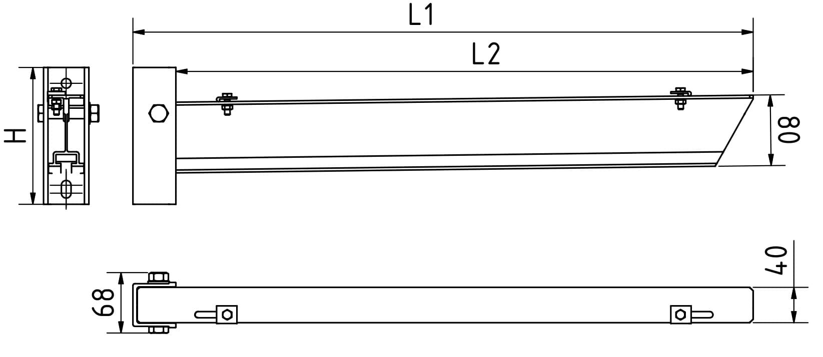 HYXAL Konsole Aluminium SK 460_3