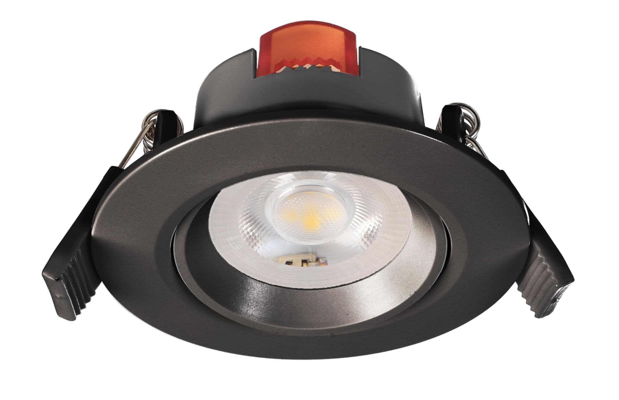 Einbaustrahler, SMD-68-230V-DIM-3000K-Rund-Schwarz, 220-240 V/AC, 50 / 60 Hz, IP