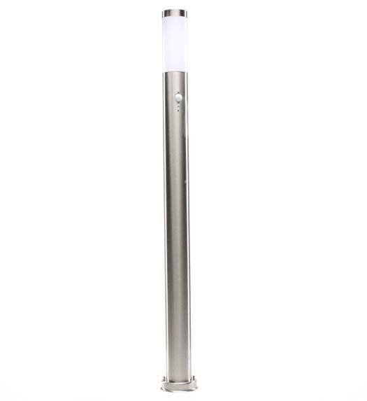 Pollerleuchte, Nova Motion 1100 mm, 1x max. 40 W E27, Silber, 220-240 V/AC, 50 /_1