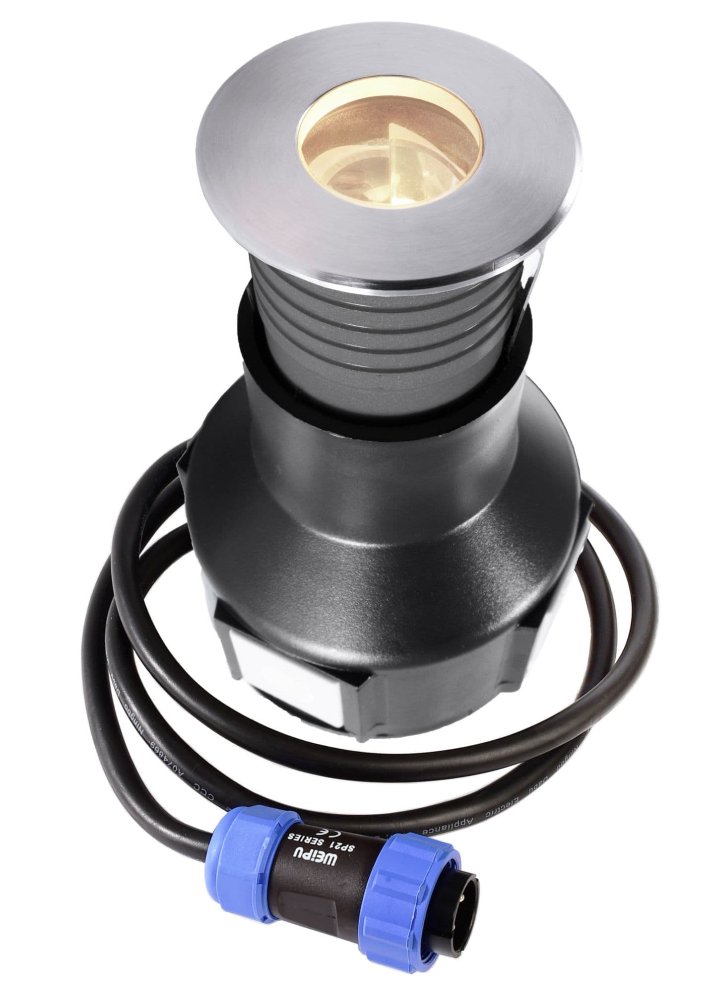 Bodeneinbauleuchte, Fornac, 2,7 W, 3000 K, Silber, Spannungskonstant, 24 V/DC, I