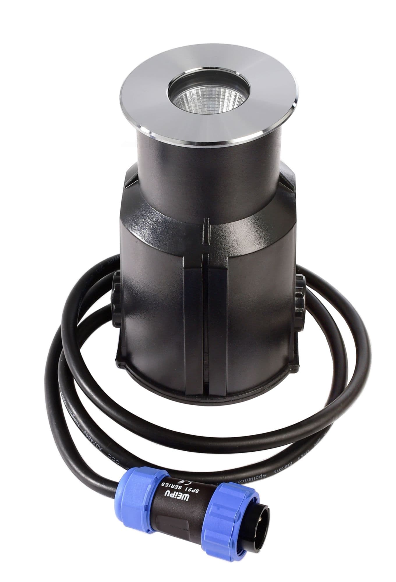 Bodeneinbauleuchte, Easy COB Round III, 5,5 W, 3000 K, Silber, Spannungskonstant