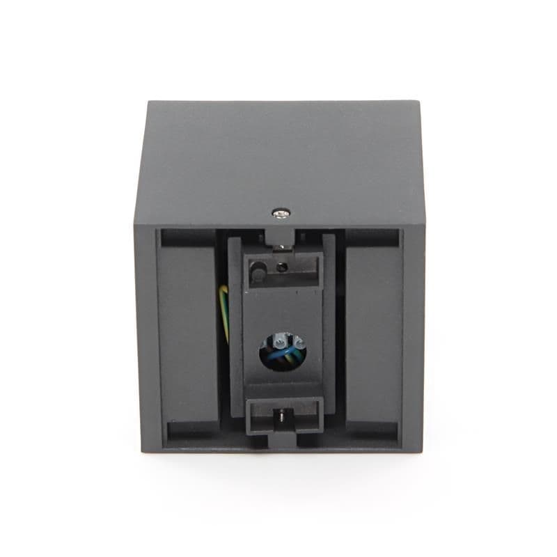 Wandaufbauleuchte, Cubodo II Double, 16 W, 3000 K, Grau, 220-240 V/AC, 50 / 60 H_6