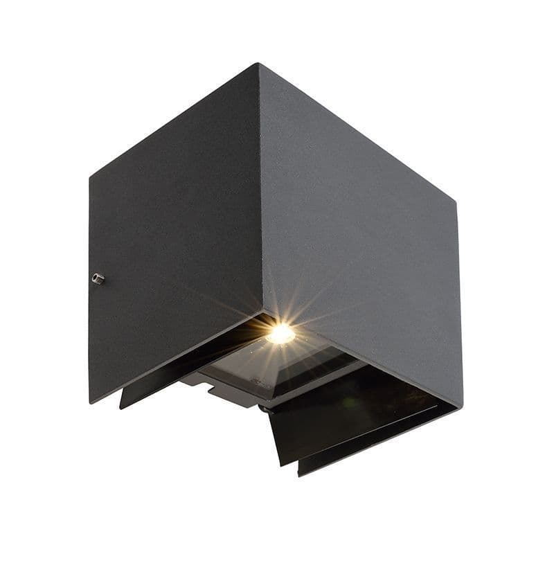 Wandaufbauleuchte, Arcturus II, 6 W, 3000 K, Grau, 220-240 V/AC, 50 / 60 Hz, IP