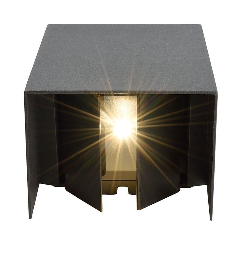 Wandaufbauleuchte, Arcturus II, 6 W, 3000 K, Grau, 220-240 V/AC, 50 / 60 Hz, IP_1