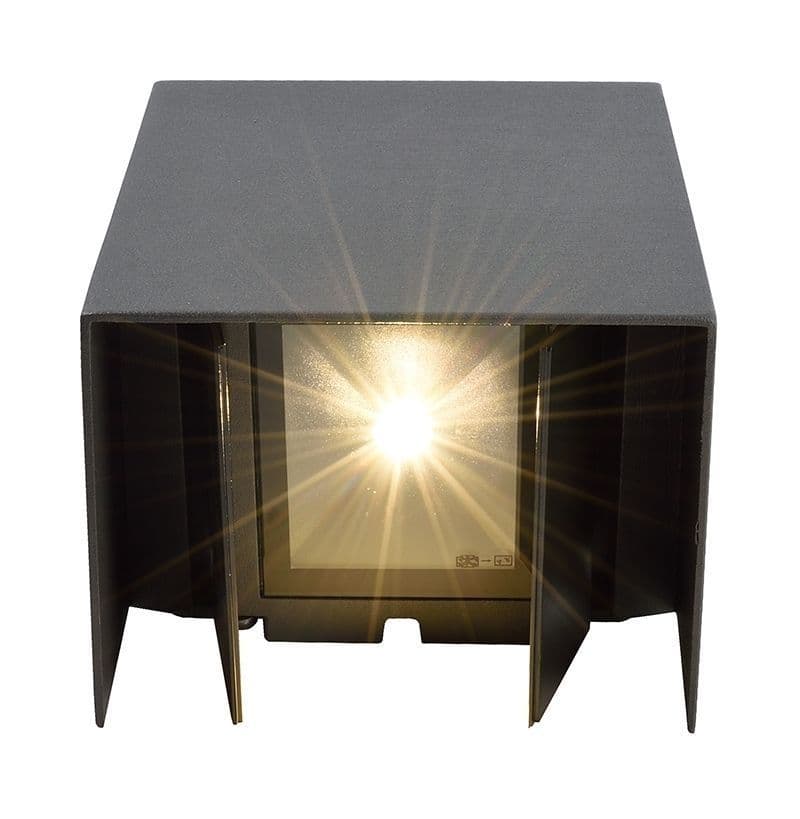 Wandaufbauleuchte, Arcturus II, 6 W, 3000 K, Grau, 220-240 V/AC, 50 / 60 Hz, IP_5