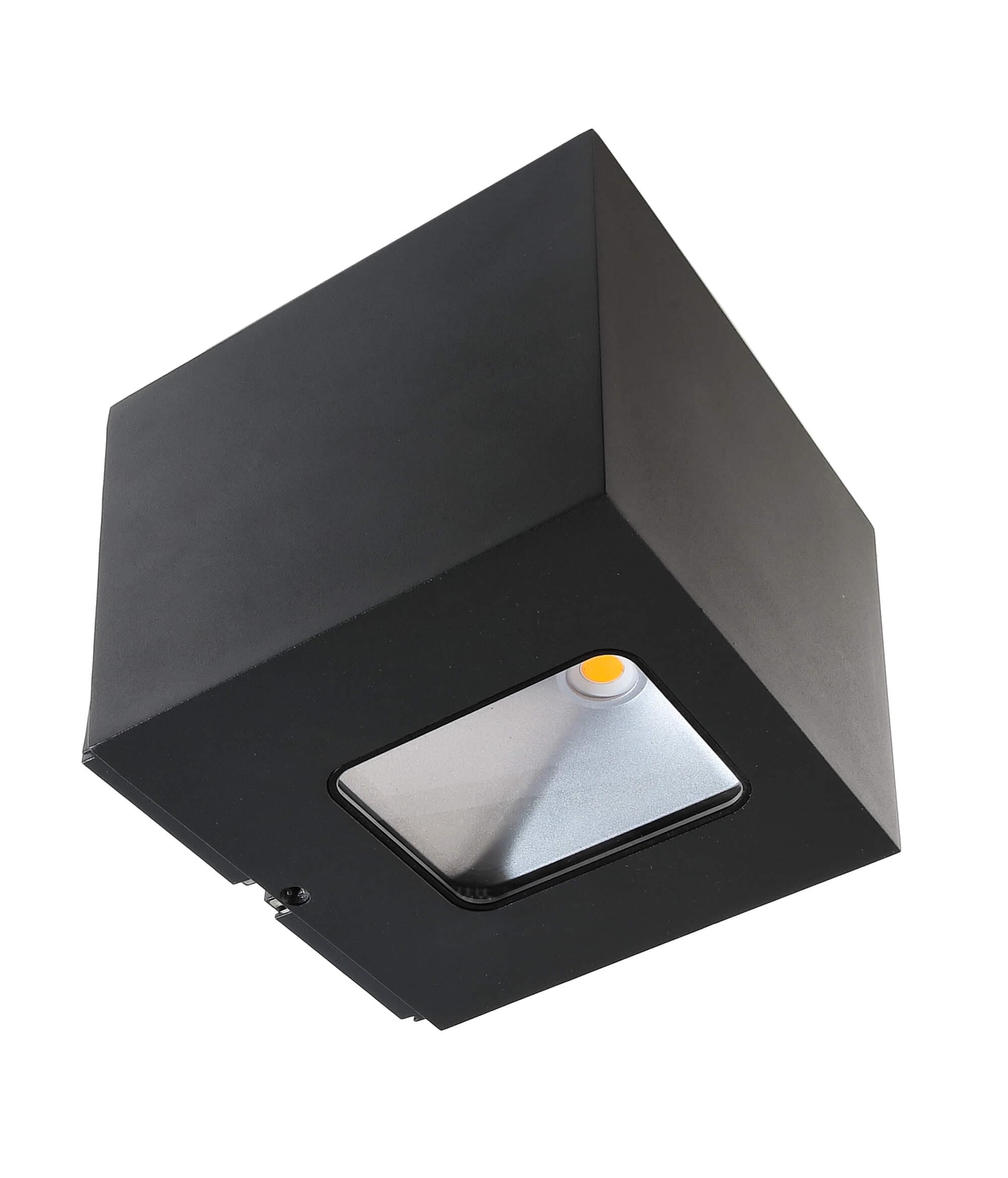 Wandaufbauleuchte, Jabbah Up and Down, 25 W, 3000 K, Grau, 220-240 V/AC, 50 / 60