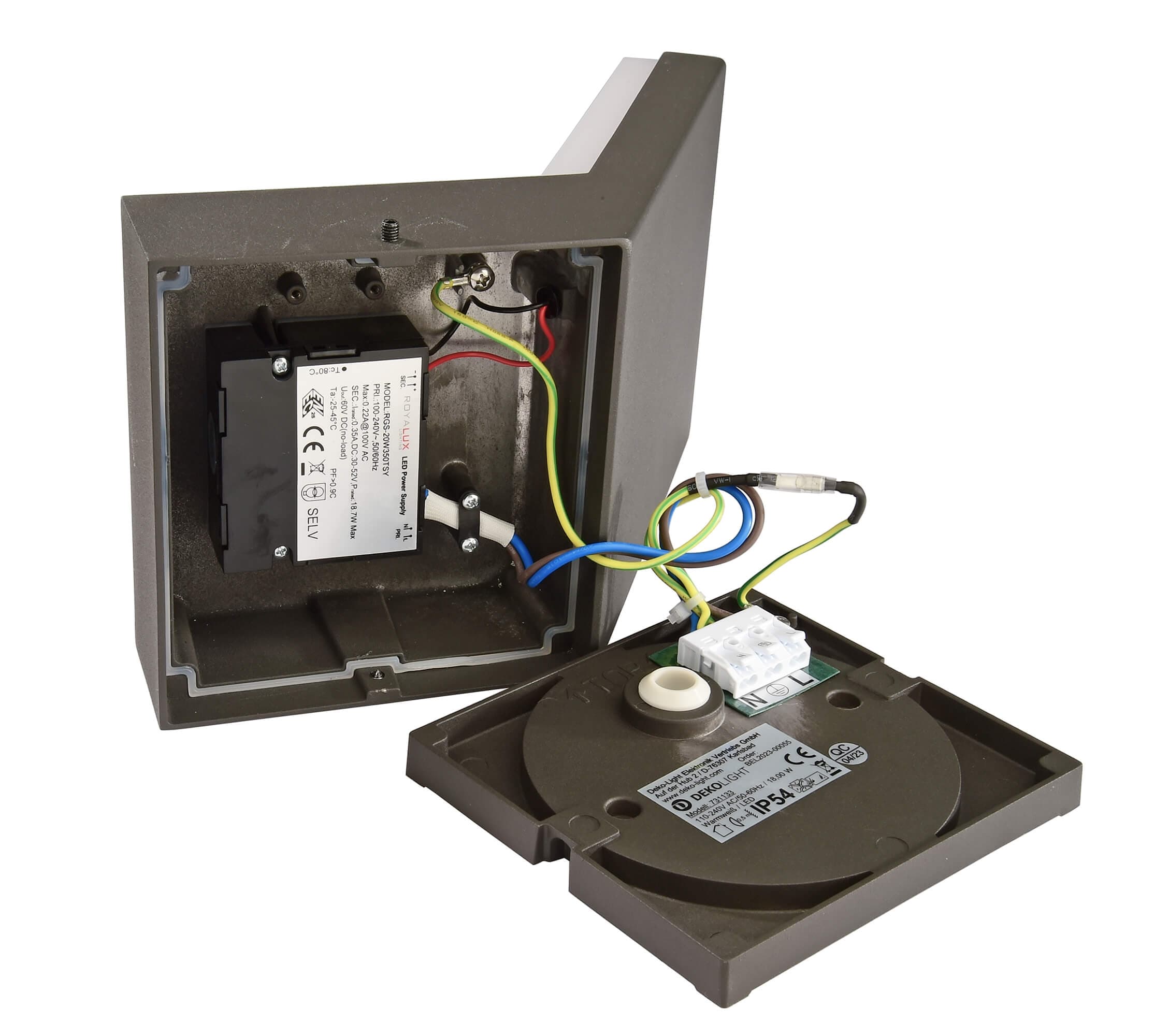 Wandaufbauleuchte, Tucanae Motion, 18 W, 3000 K, Grau, 110-240 V/AC, 50 / 60 Hz,_2