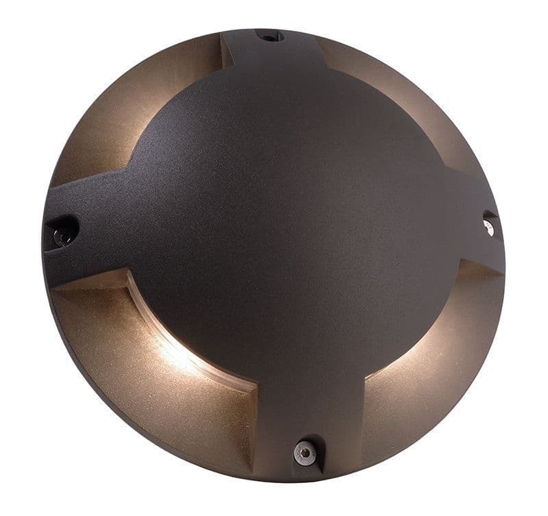 Bodenaufbauleuchte, Helios IV, 5,5 W, 3000 K, Grau, 220-240 V/AC, 50 / 60 Hz, IP_1