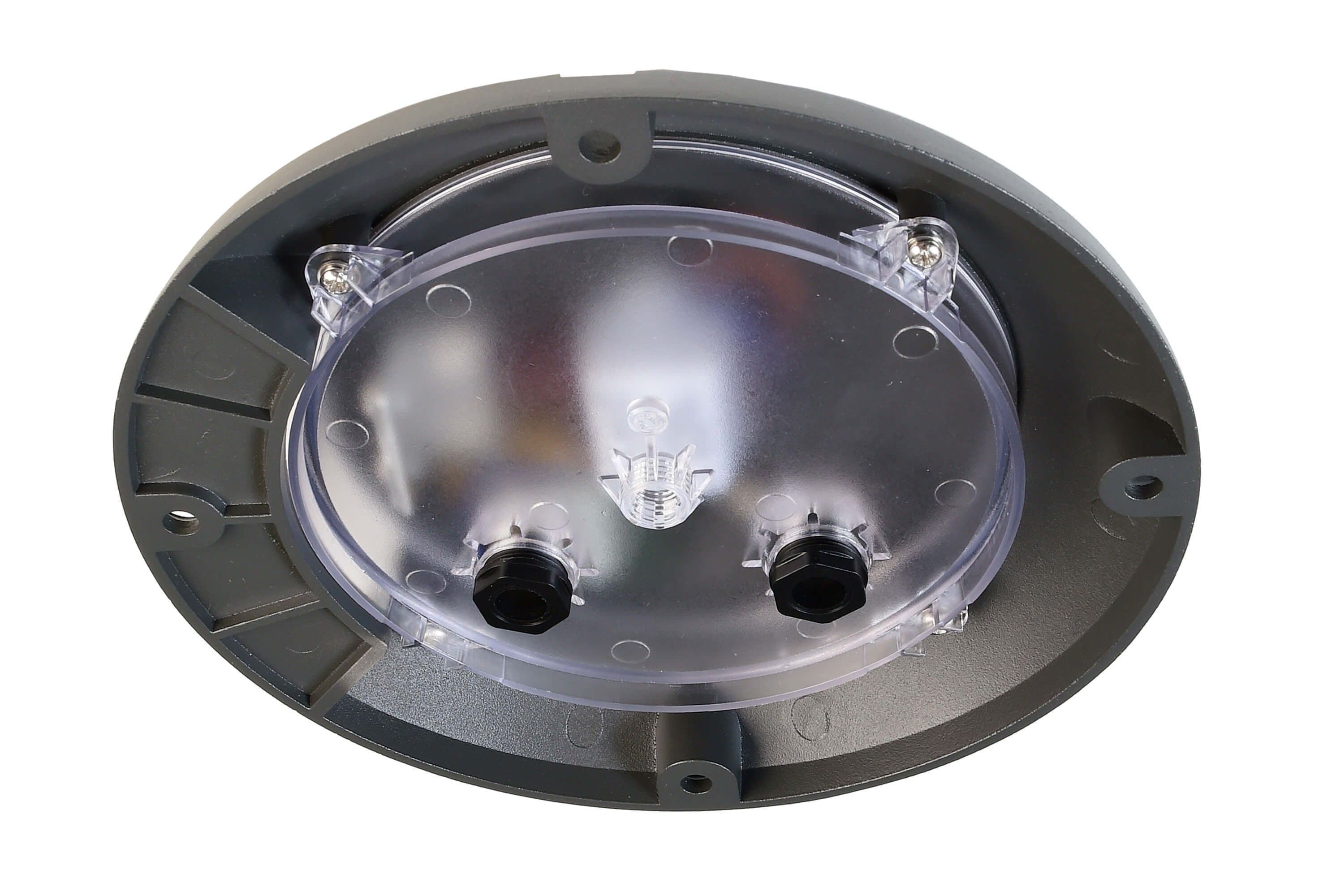 Bodenaufbauleuchte, Helios I, 2,5 W, 3000 K, Grau, 220-240 V/AC, 50 / 60 Hz, IP_4