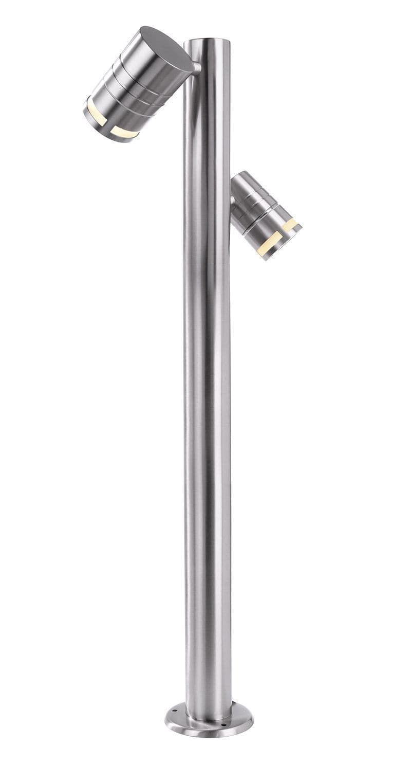 Pollerleuchte, Zilly II 1000 mm, 2x max. 10 W GU10, Silber, 220-240 V/AC, 50 / 6