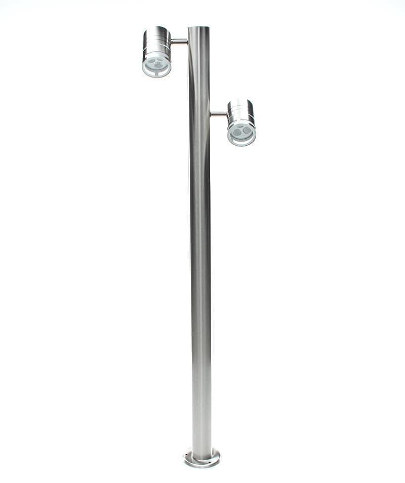 Pollerleuchte, Zilly II 1000 mm, 2x max. 10 W GU10, Silber, 220-240 V/AC, 50 / 6_5