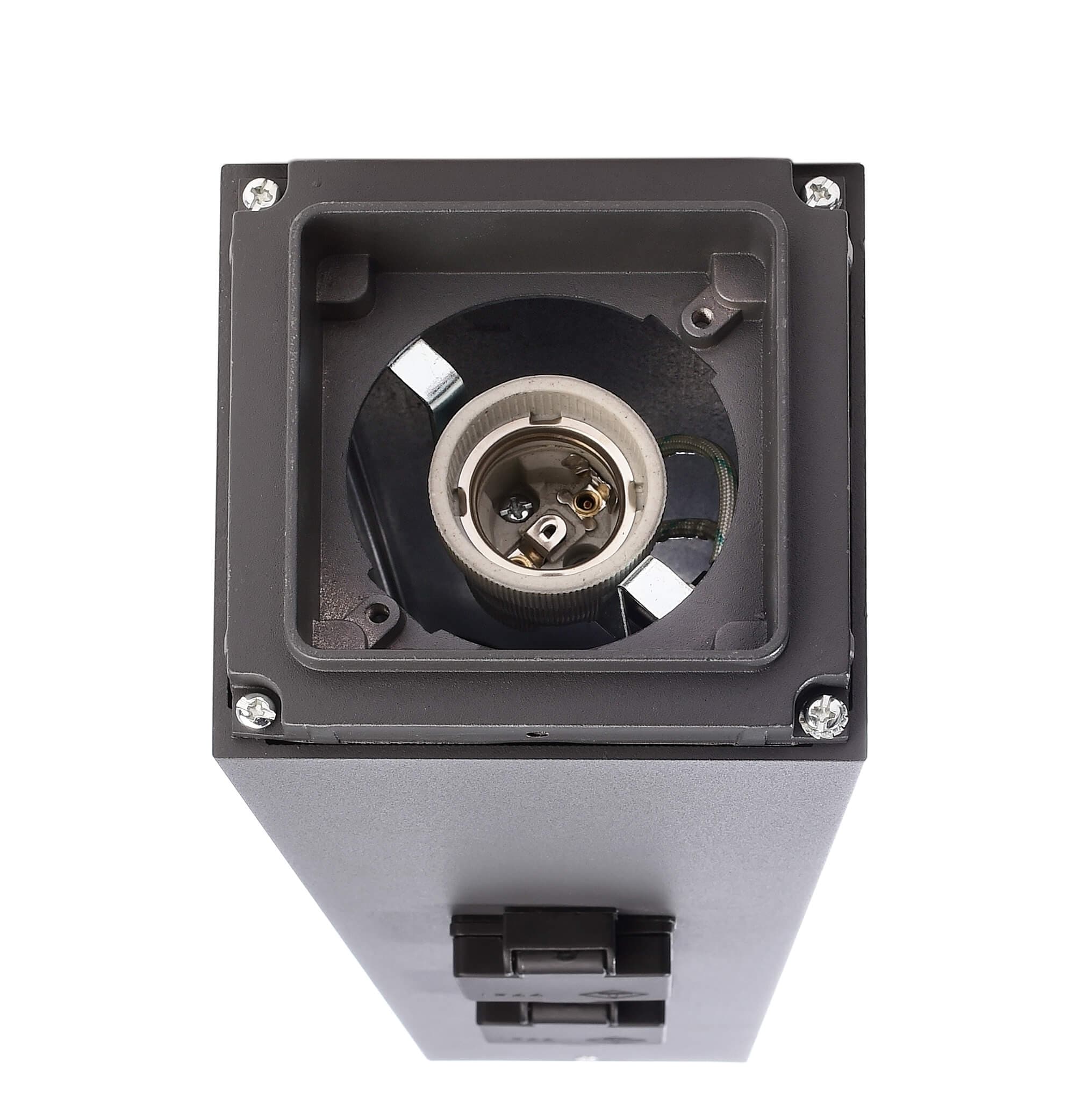 Energieverteiler, Facado Socket 650 mm, 1x max. 20 W E27, Grau, 220-240 V/AC, 50_1