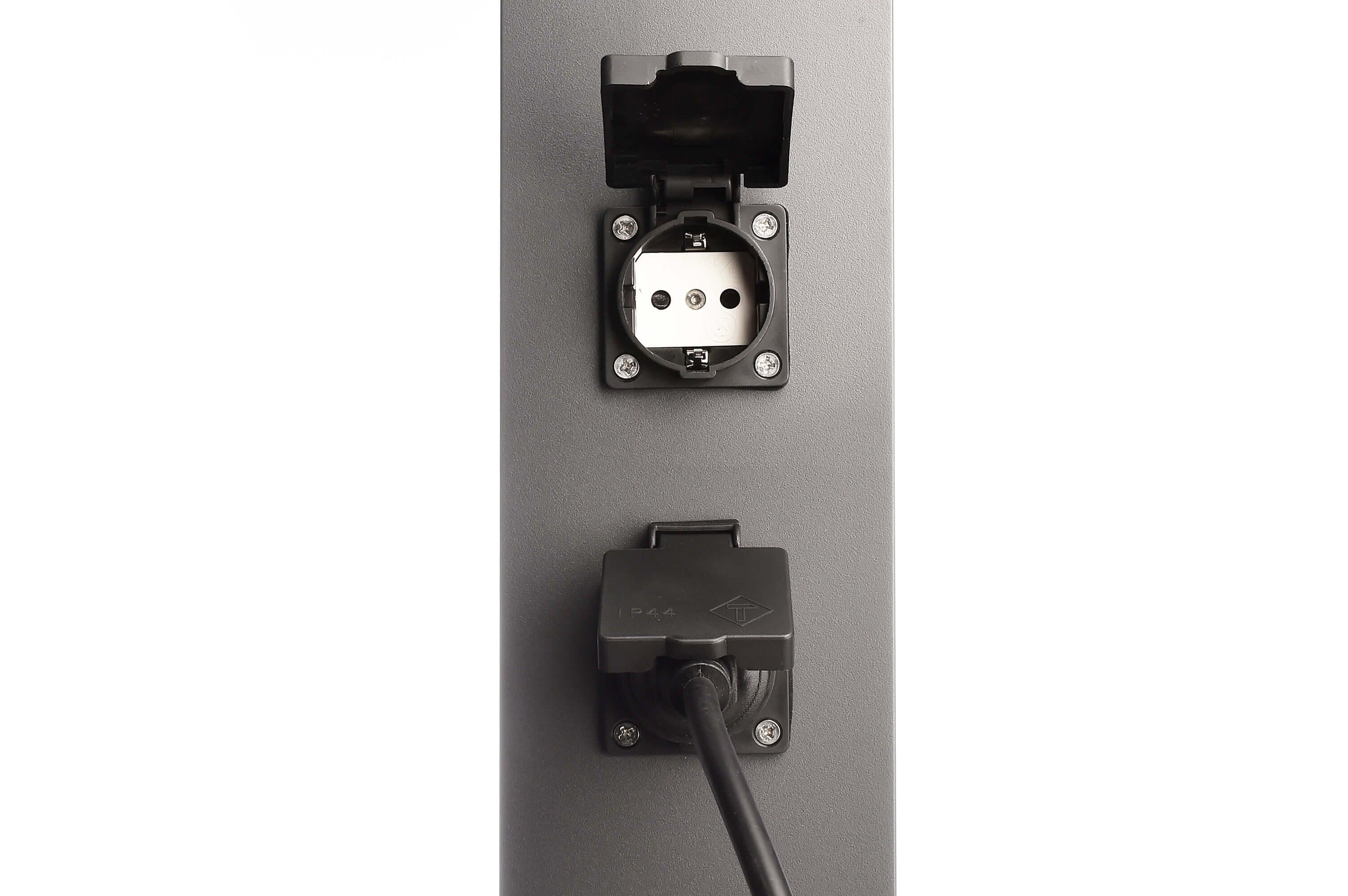 Energieverteiler, Facado Socket 1000 mm, 1x max. 20 W E27, Grau, 220-240 V/AC, 5_5