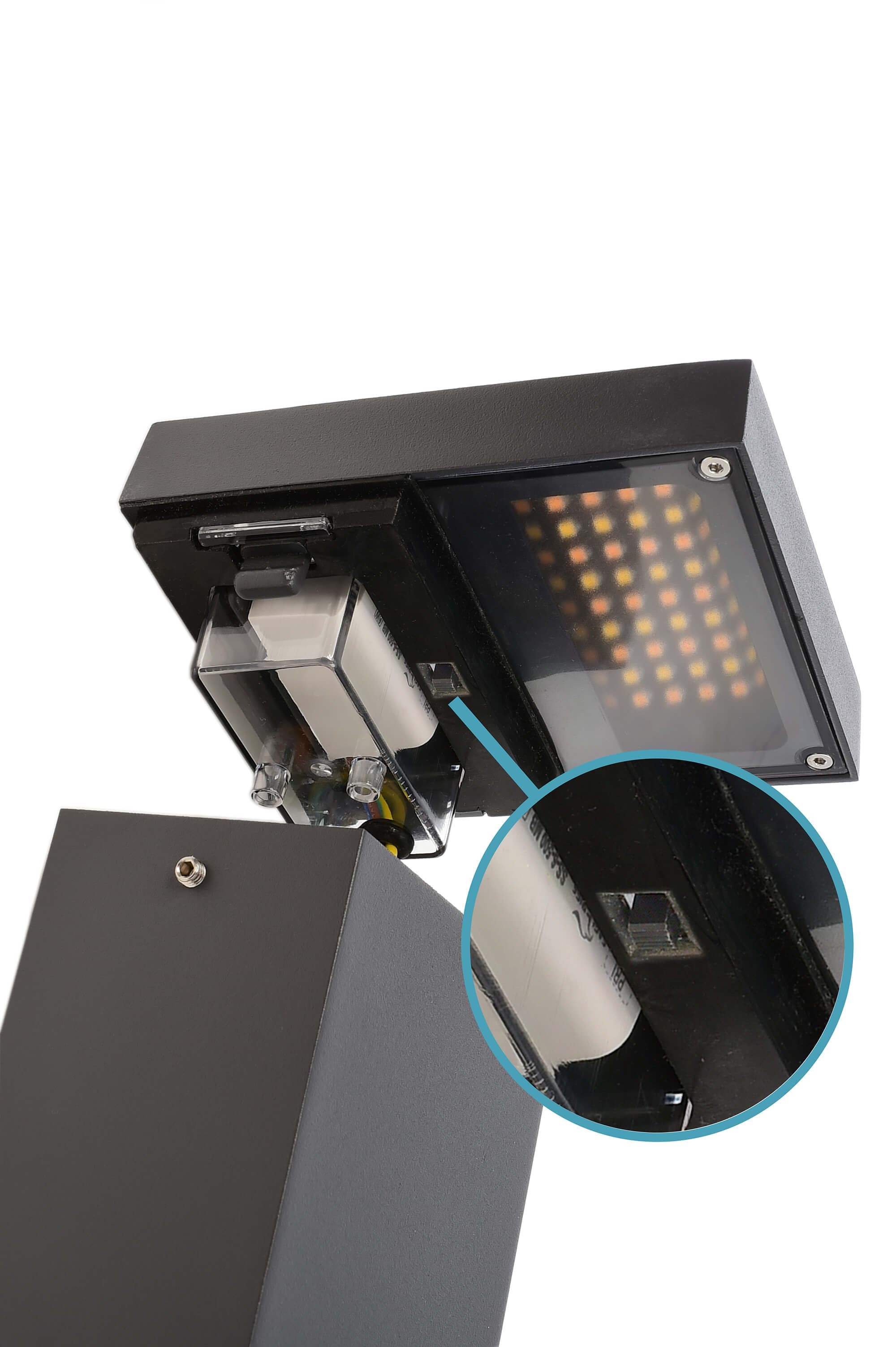 Pollerleuchte, Lerna 1000, 7,4 W, 3000/4000K, grau, Stromkonstant, 200-240 V/AC,_4