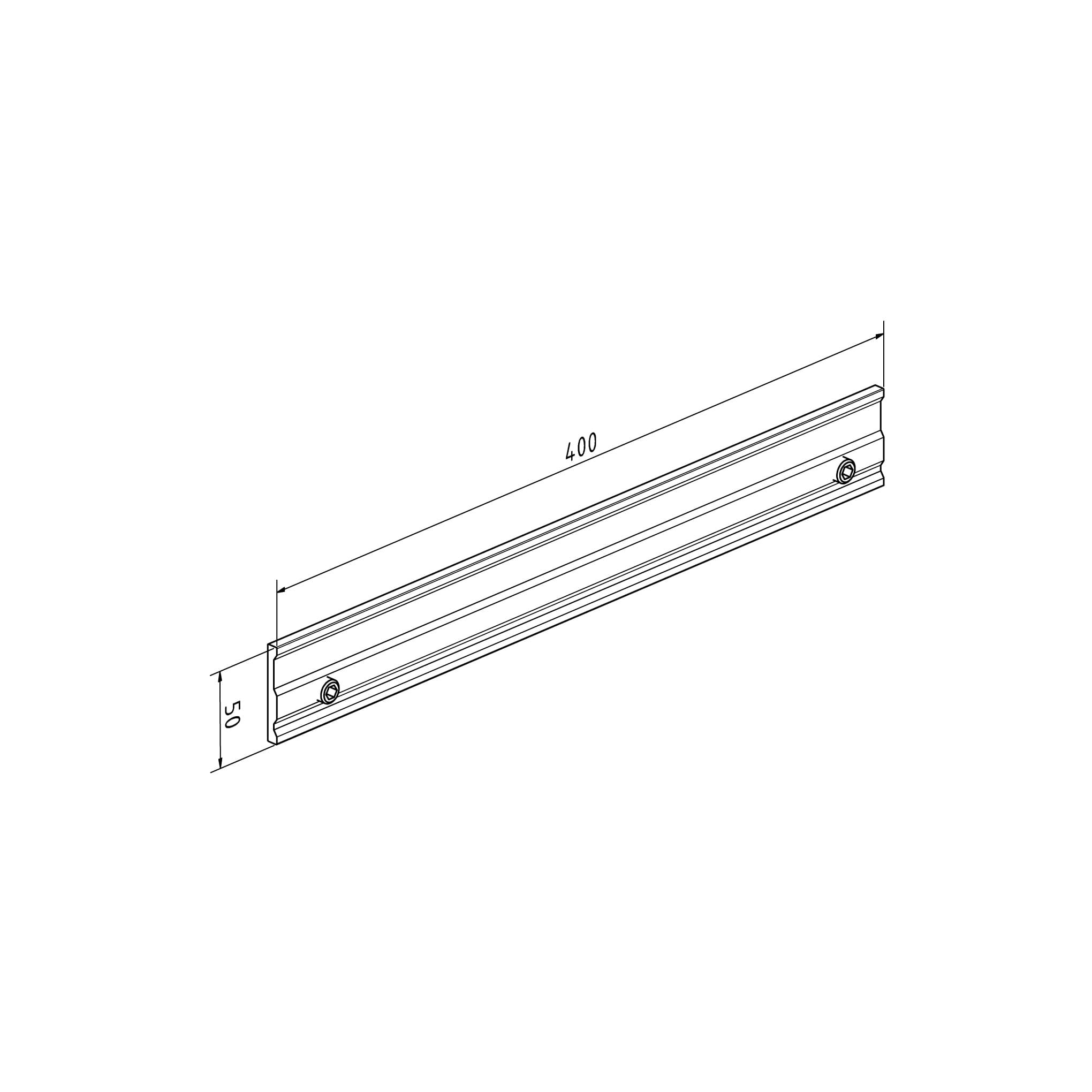 HYXAL Längsverbinder Aluminium JA 40_1
