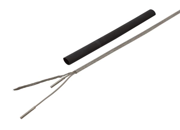 Kaltleiter für Heizmatte NST, 2x1mm² mit Schutzgeflecht