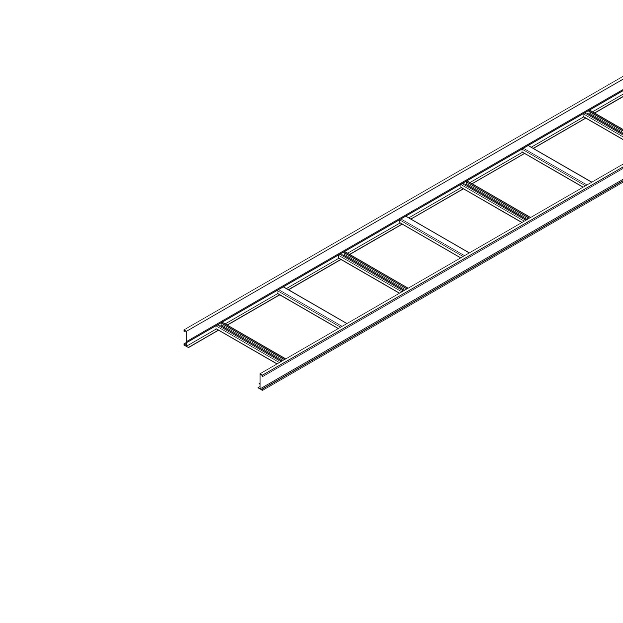 HYXAL Kabelleiter Aluminium KA 600 mm